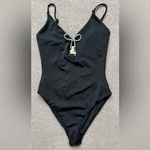 Beach Riot | Swim | Beach Riot X Madison Lecroy Black Onepiece ...